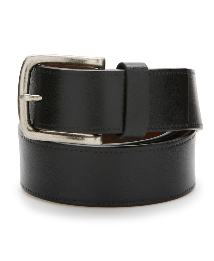 Embossed Stitch Belt  (Blk) 