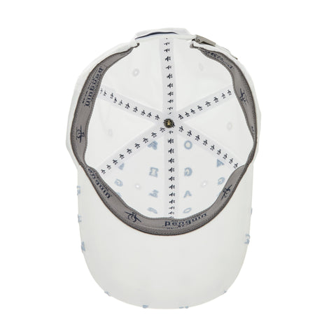 Original Embriodered Adjustable Golf Cap (Bright White) 