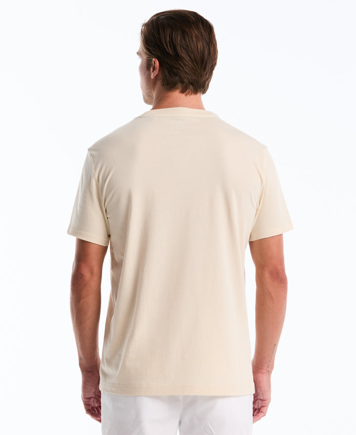 Embroidered Bloom Pete Jersey Tee (Birch) 