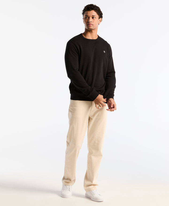 Fleece Crewneck Sweater (True Black) 