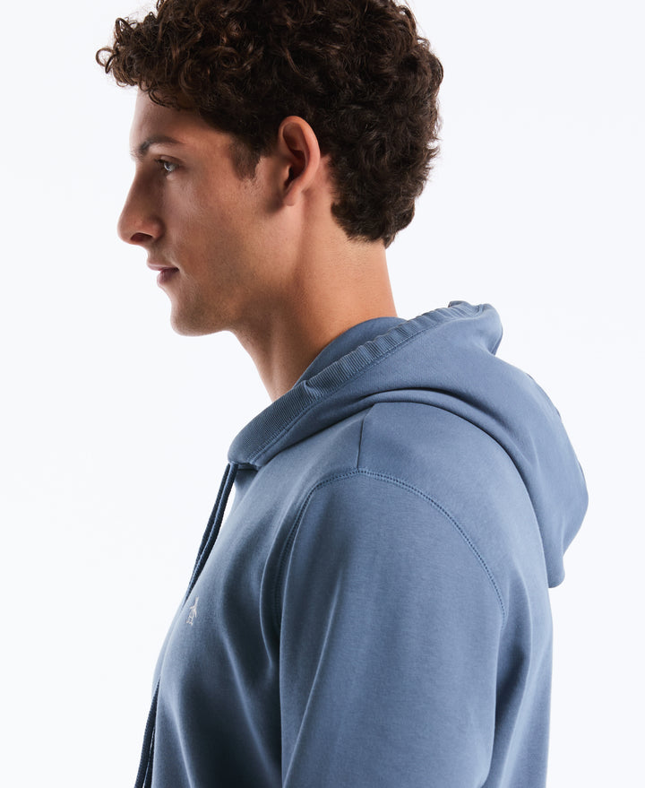 Embroidered Pete Fleece Hoodie (Copen Blue) 