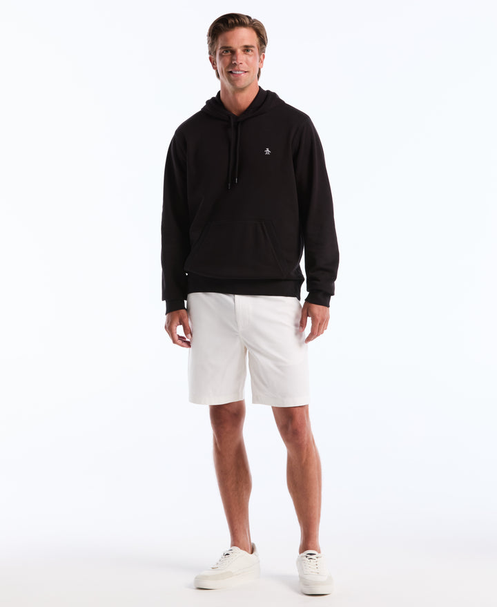 Embroidered Pete Fleece Hoodie (True Black) 