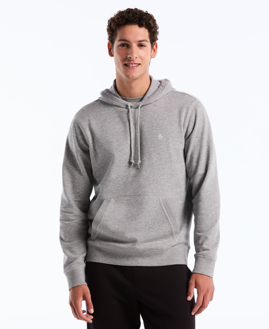 Embroidered Pete Fleece Hoodie (Rain Heather) 