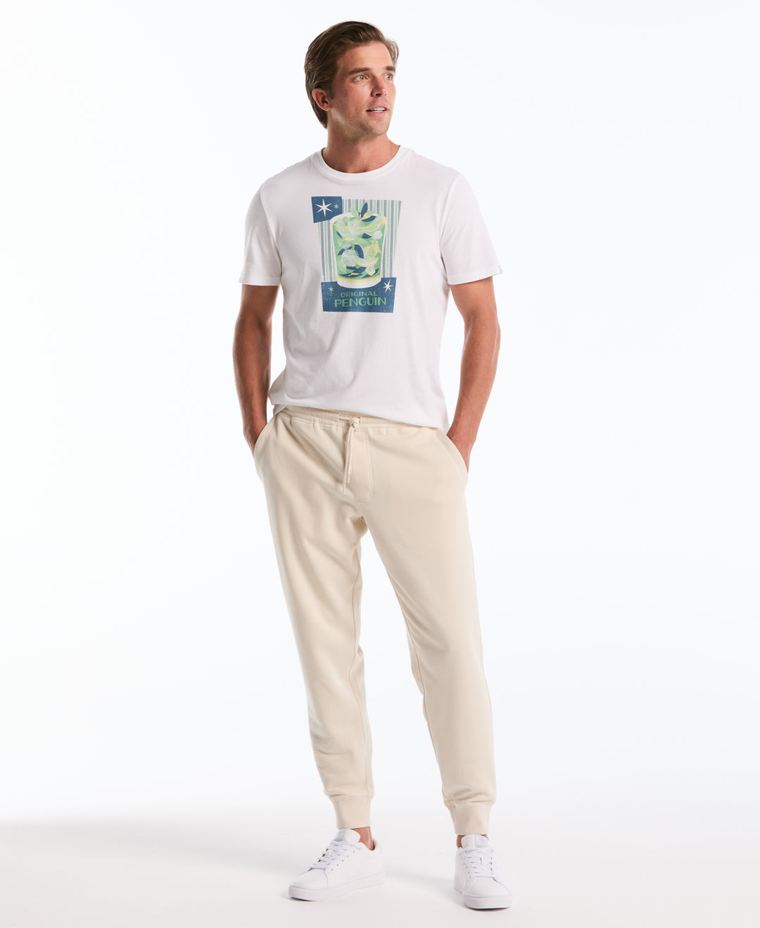 Sticker Pete Fleece Jogger (Birch) 