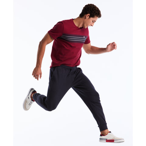 Embroidered Pete Fleece Jogger-Sweatpants-Original Penguin