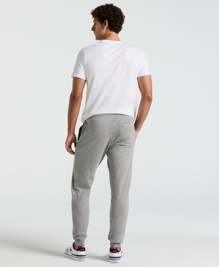 Embroidered Pete Fleece Jogger  (Rain Heather) 