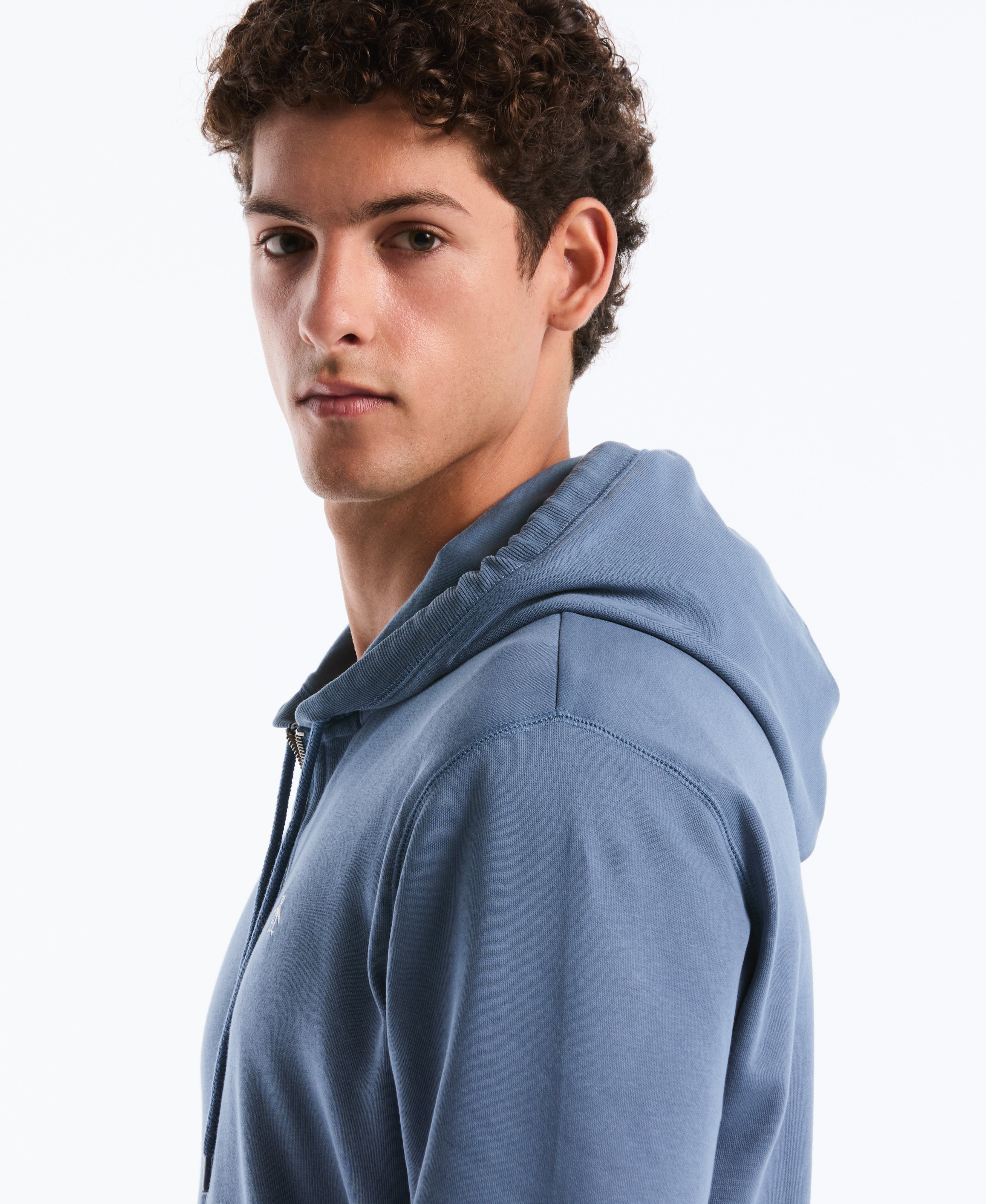 Embroidered Pete Full Zip Hoodie – Original Penguin US