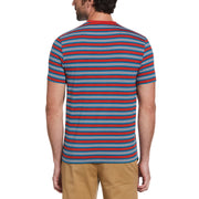 Engineered Bold Stripe Tee (Molten Lava) 