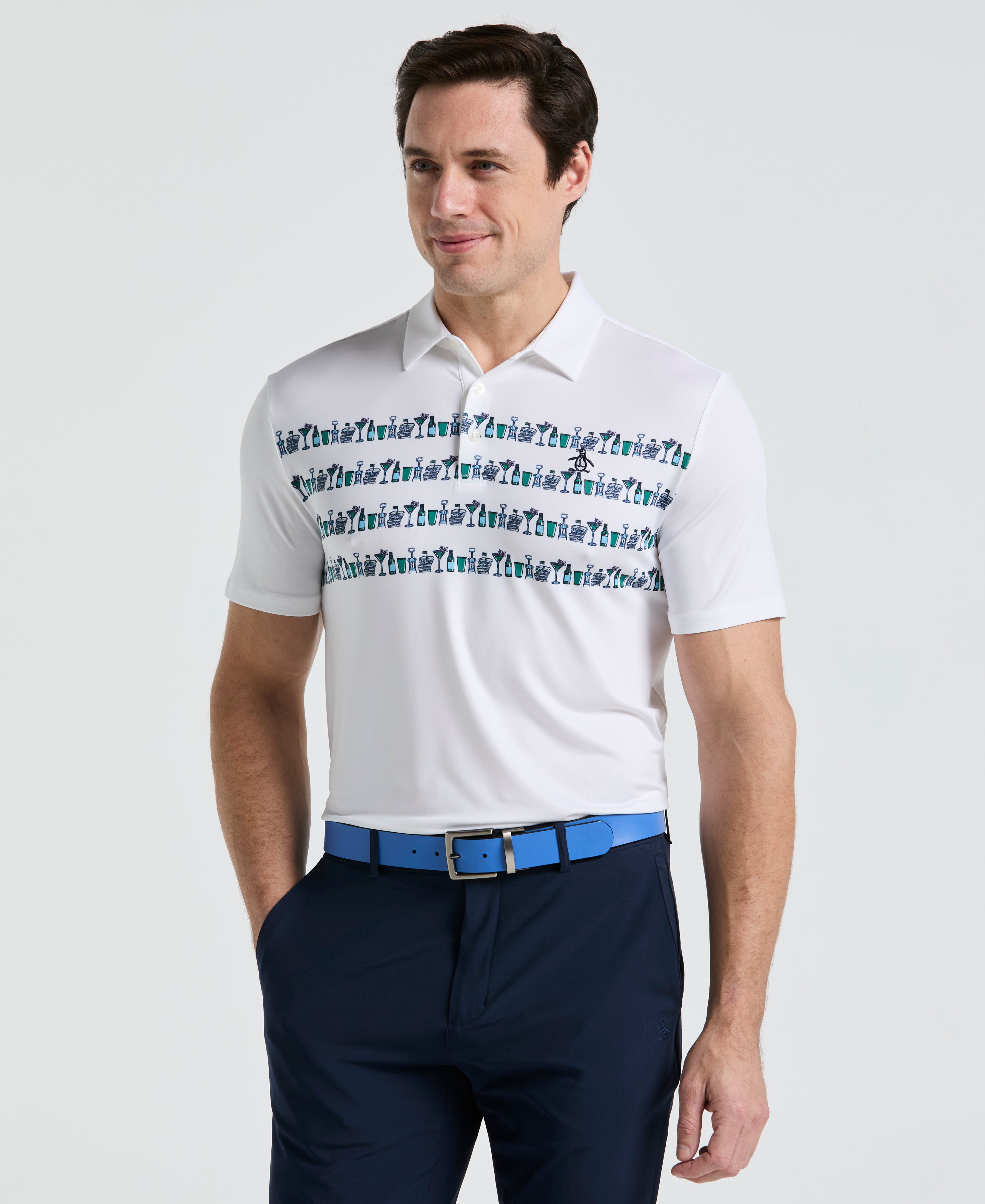 Engineered Cocktail Novelty Golf Polo – Original Penguin US