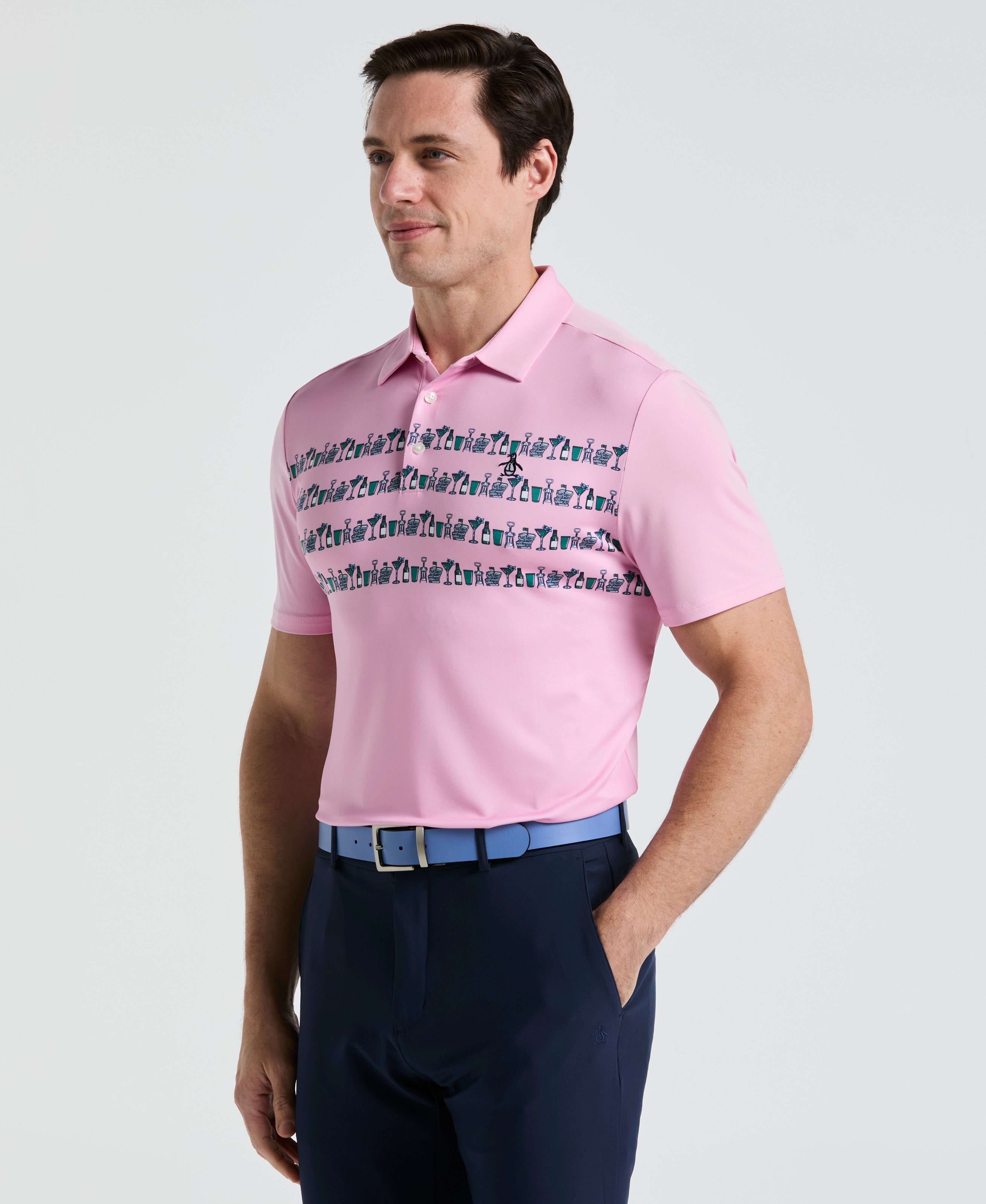 Engineered Cocktail Novelty Golf Polo – Original Penguin US