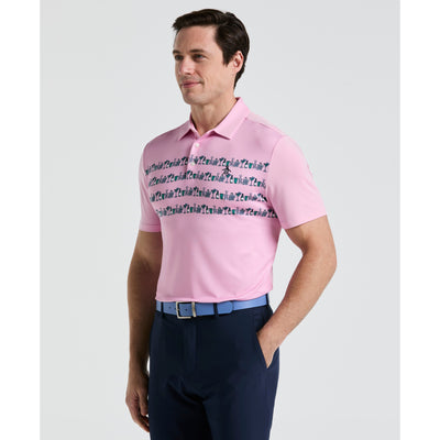 Engineered Cocktail Novelty Golf Polo Shirt (Lilac Sachet) 