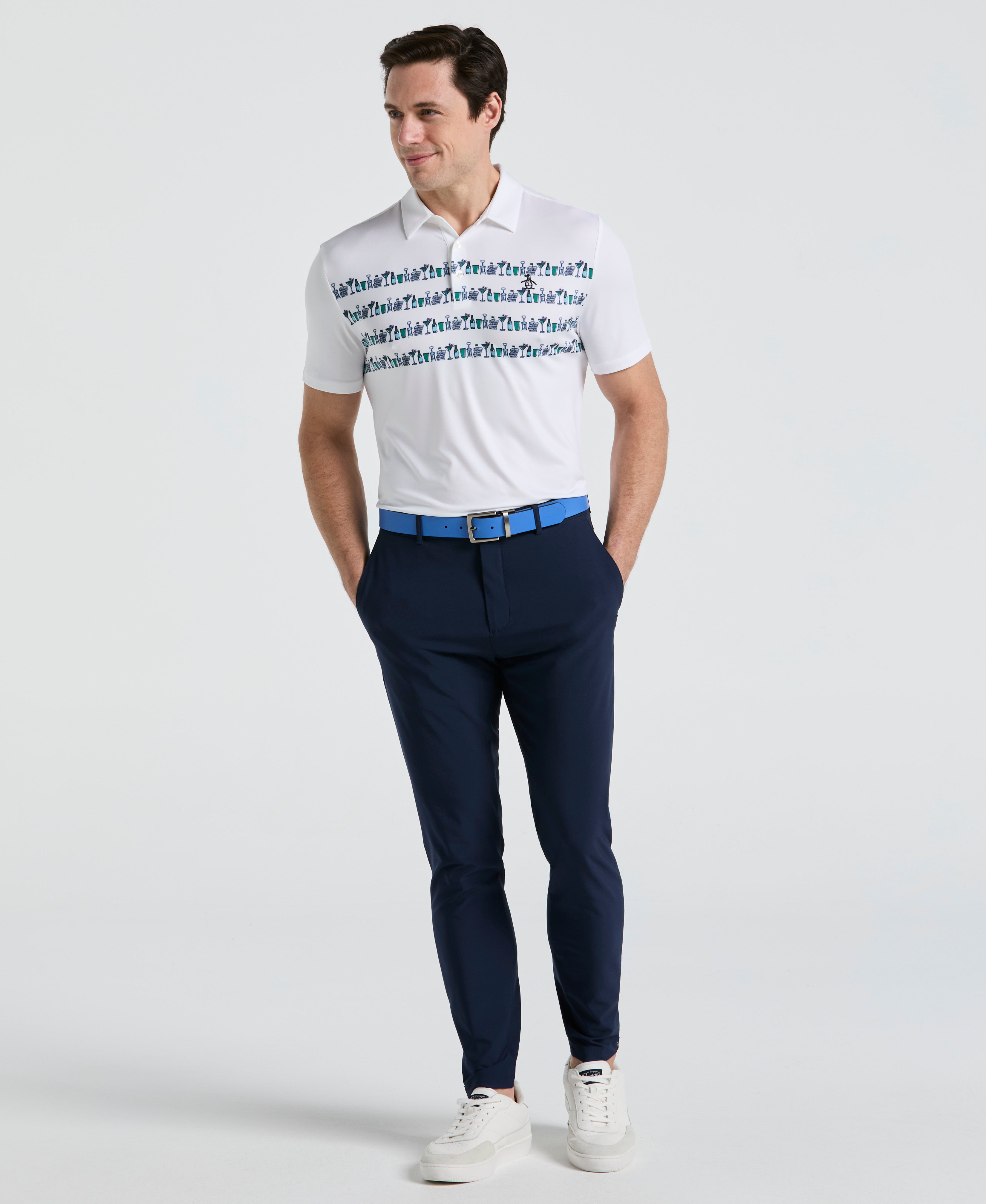 Engineered Cocktail Novelty Golf Polo – Original Penguin US