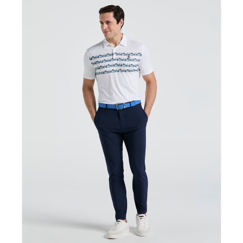 Engineered Cocktail Novelty Golf Polo Shirt (Bright White) 