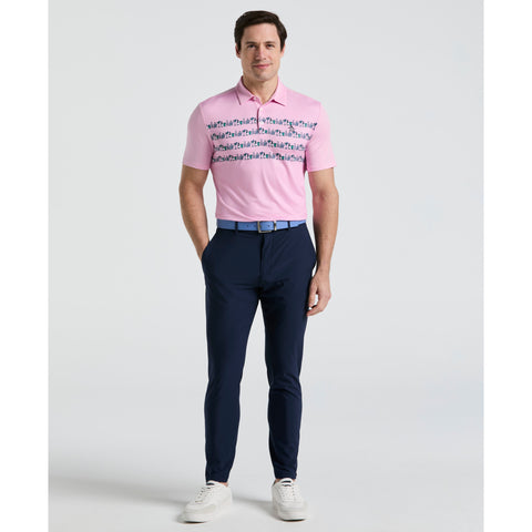 Engineered Cocktail Novelty Golf Polo Shirt (Lilac Sachet) 