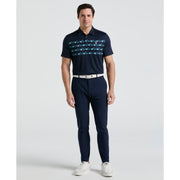 Engineered Cocktail Novelty Golf Polo Shirt (Black Iris) 