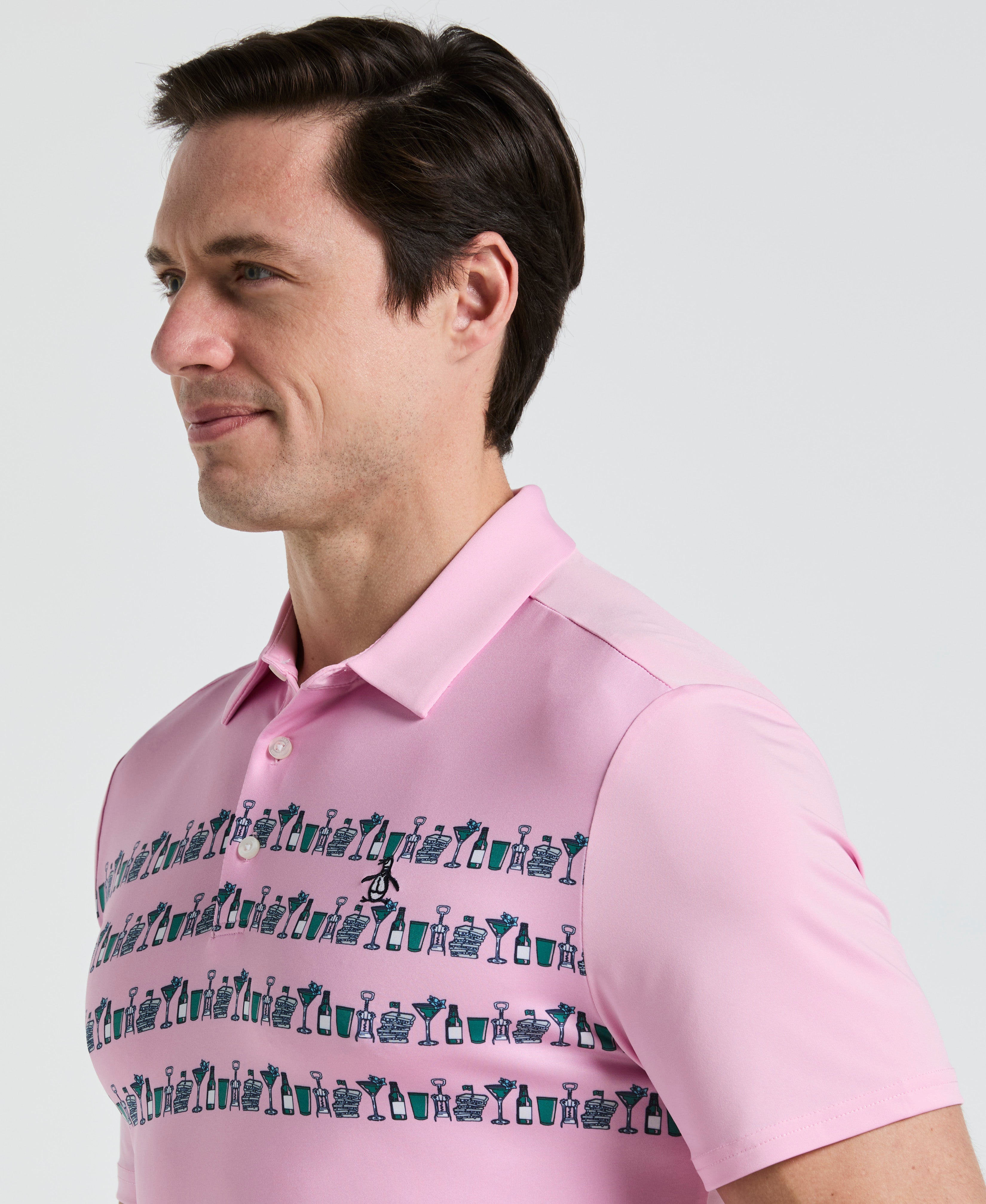 Engineered Cocktail Novelty Golf Polo – Original Penguin US
