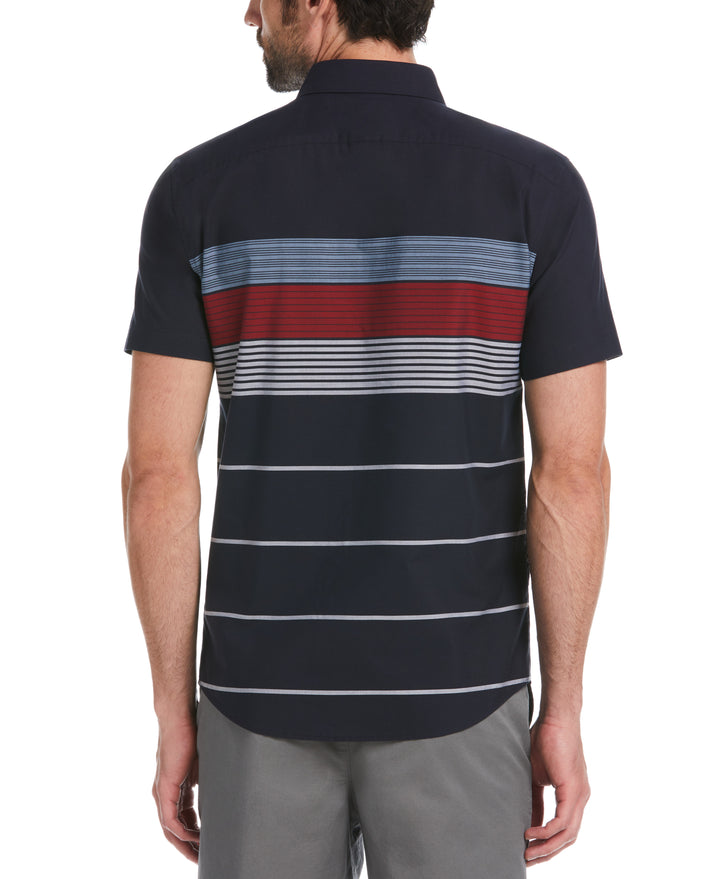 Engineered Stripe Multi Shirt (Dark Sapphire) 