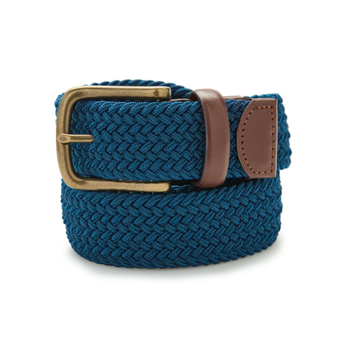 Ethan Woven Belt (Blu) 