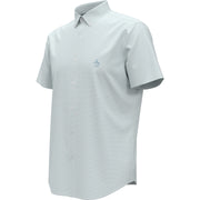 Feeder Stripe Linen Shirt (Cool Blue) 