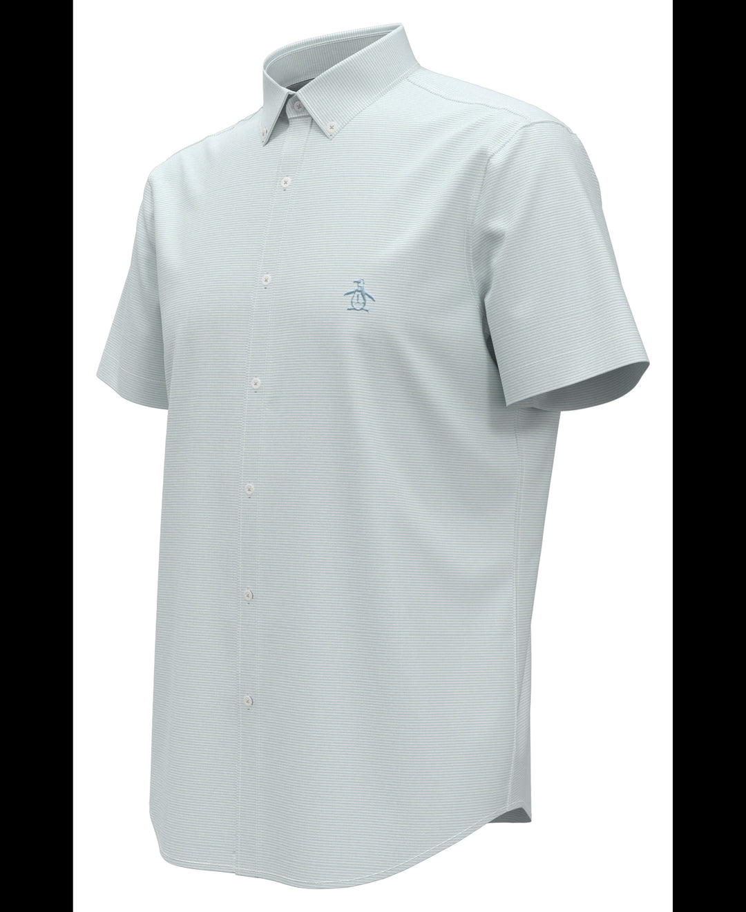 Feeder Stripe Linen Shirt (Cool Blue) 
