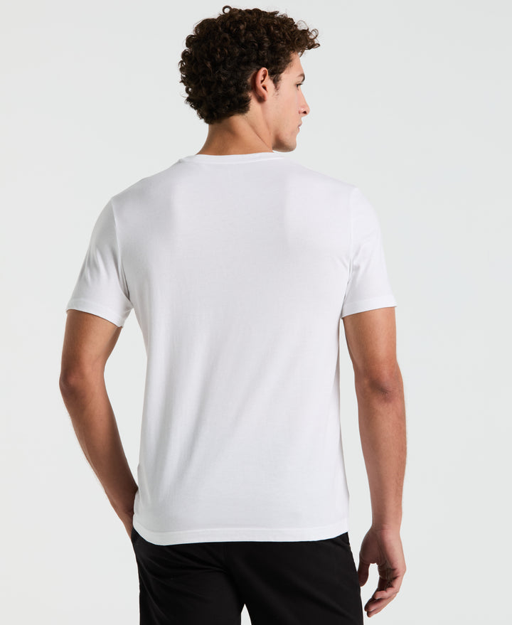 Jersey Graphic Pete Floral Fill Tee (Bright White) 