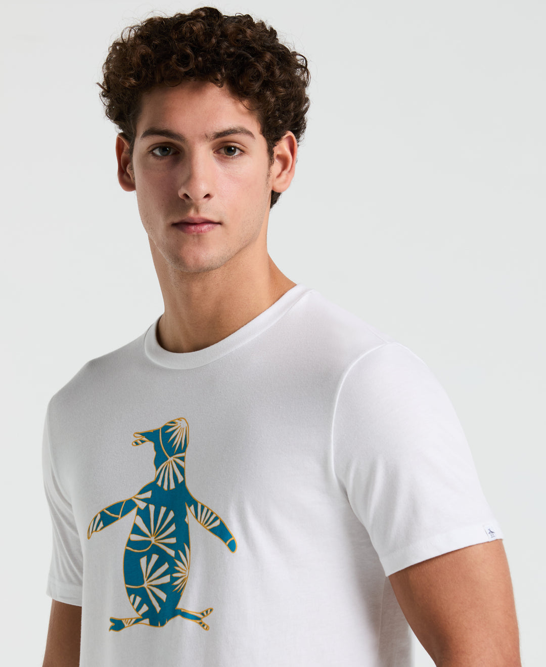 Jersey Graphic Pete Floral Fill Tee (Bright White) 