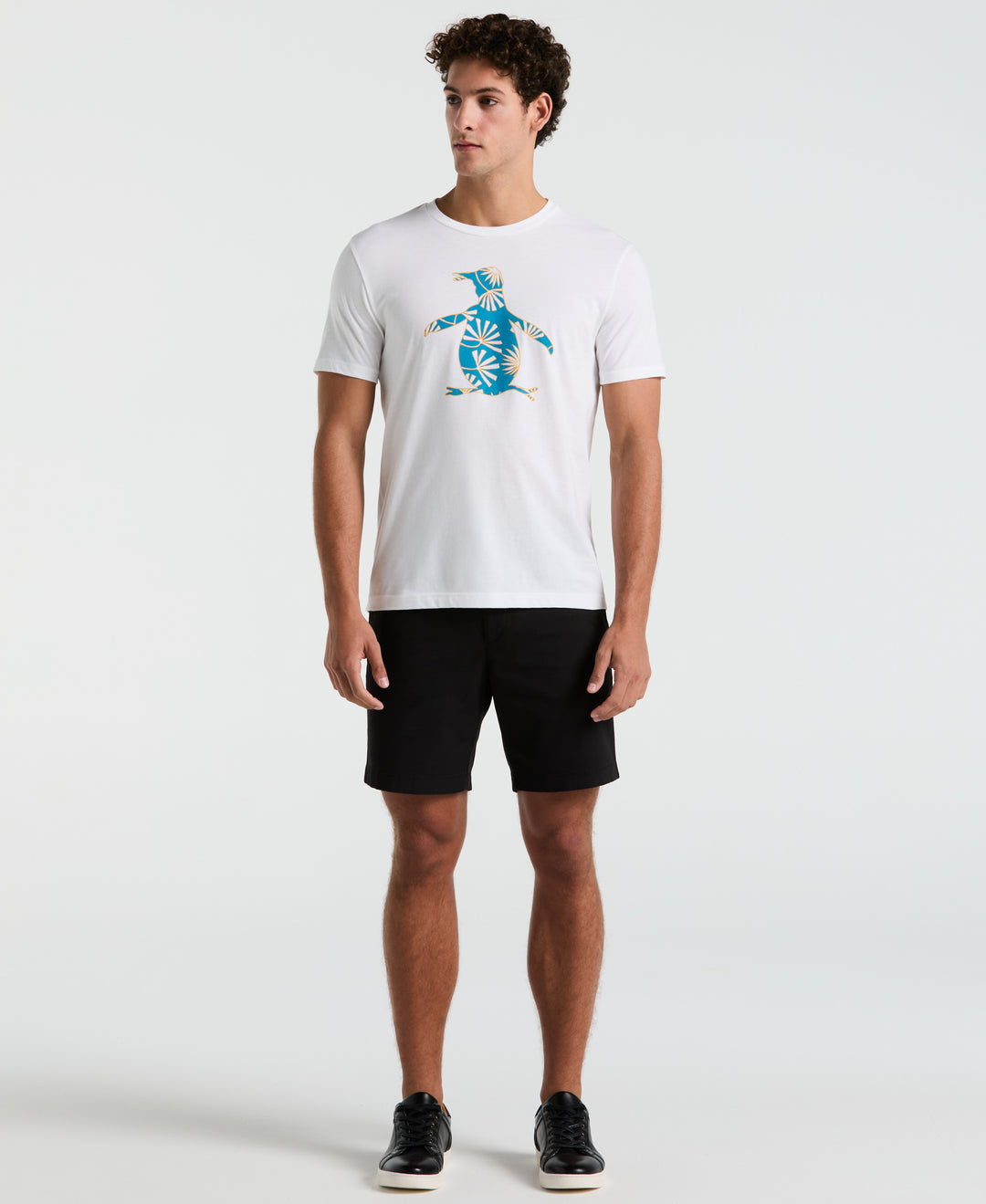 Jersey Graphic Pete Floral Fill Tee (Bright White) 