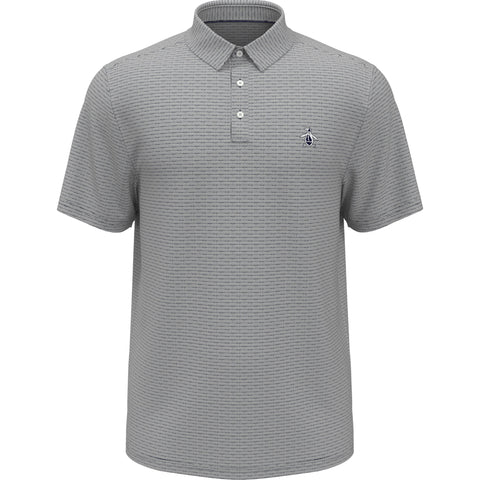 Fine Line Boat Print Polo (Astral Night) 