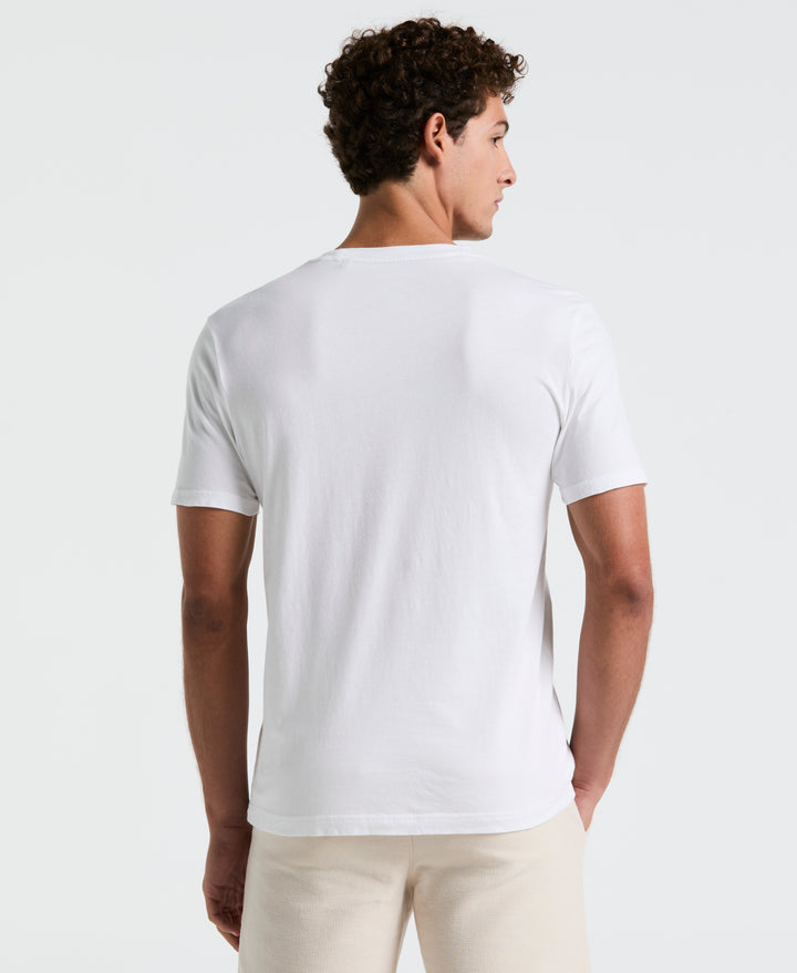 Jersey Graphic Flag Tee (Bright White) 