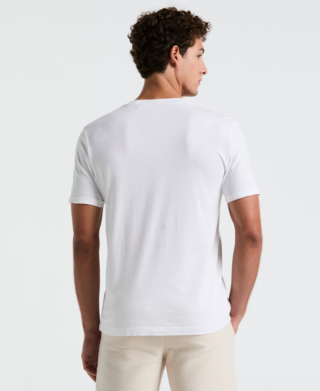 Jersey Graphic Flag Tee (Bright White) 