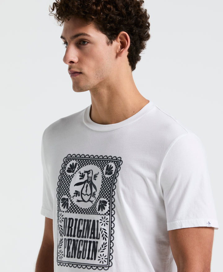 Jersey Graphic Flag Tee (Bright White) 