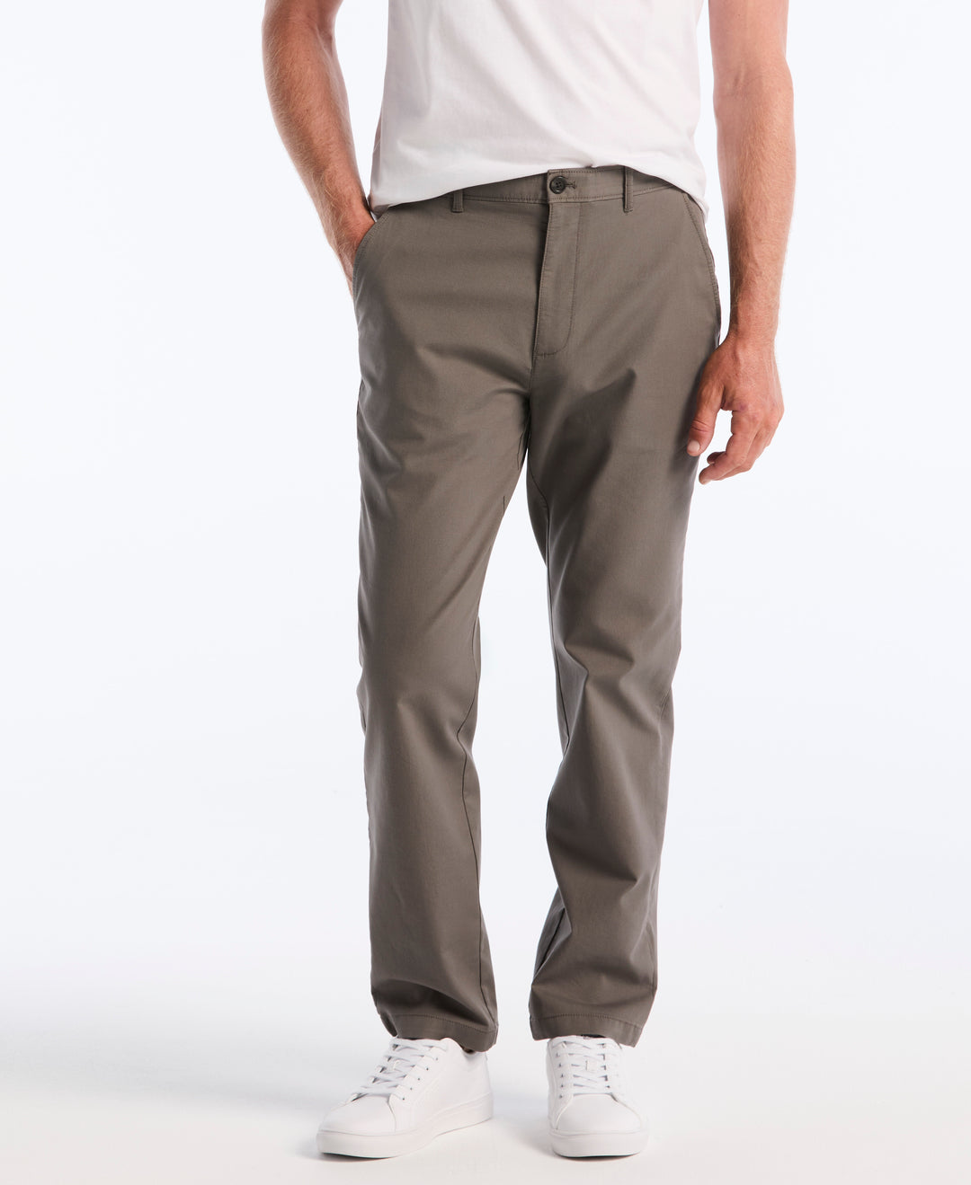 Flat Front Bedford Cord Chino (Castlerock) 