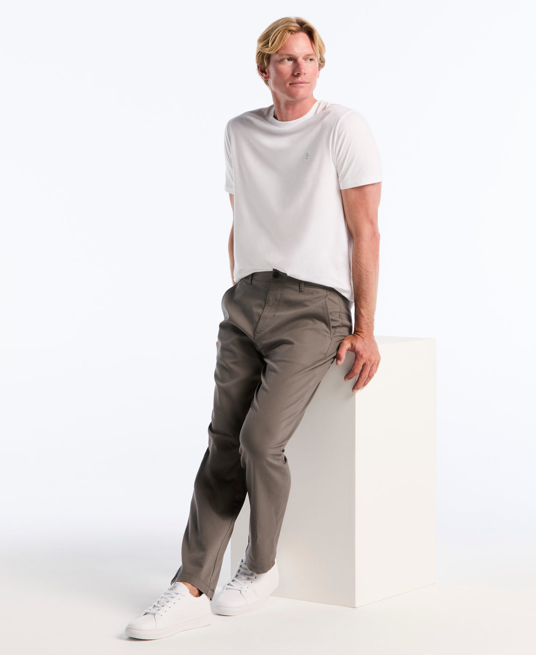 Flat Front Bedford Cord Chino (Castlerock) 