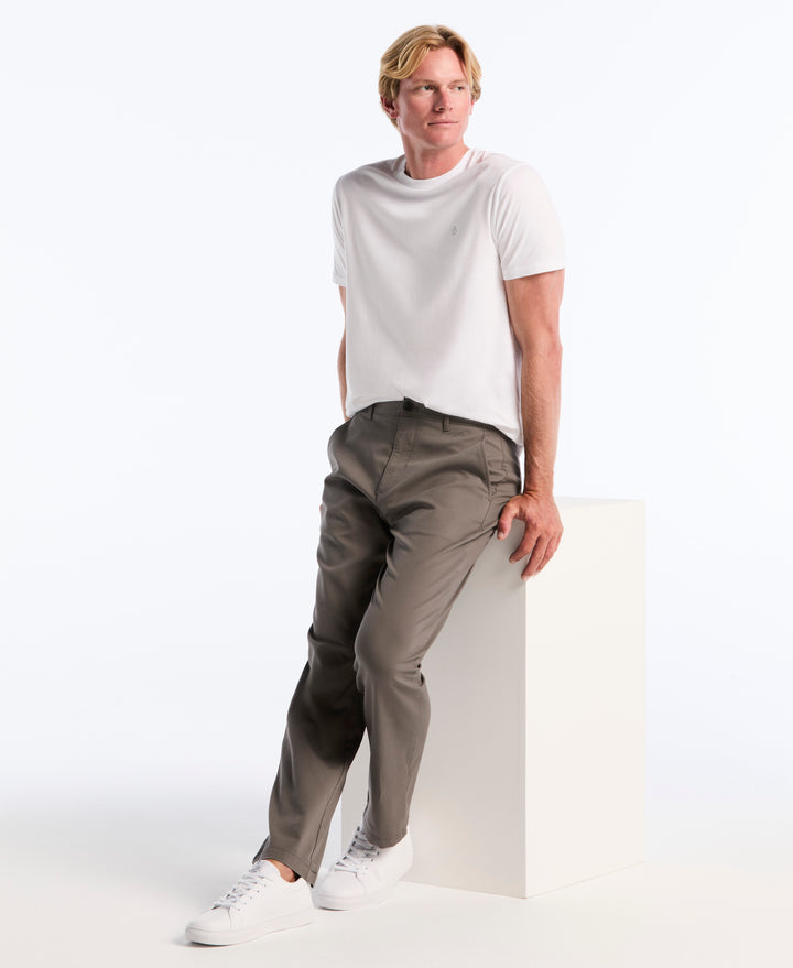 Flat Front Bedford Cord Chino (Castlerock) 