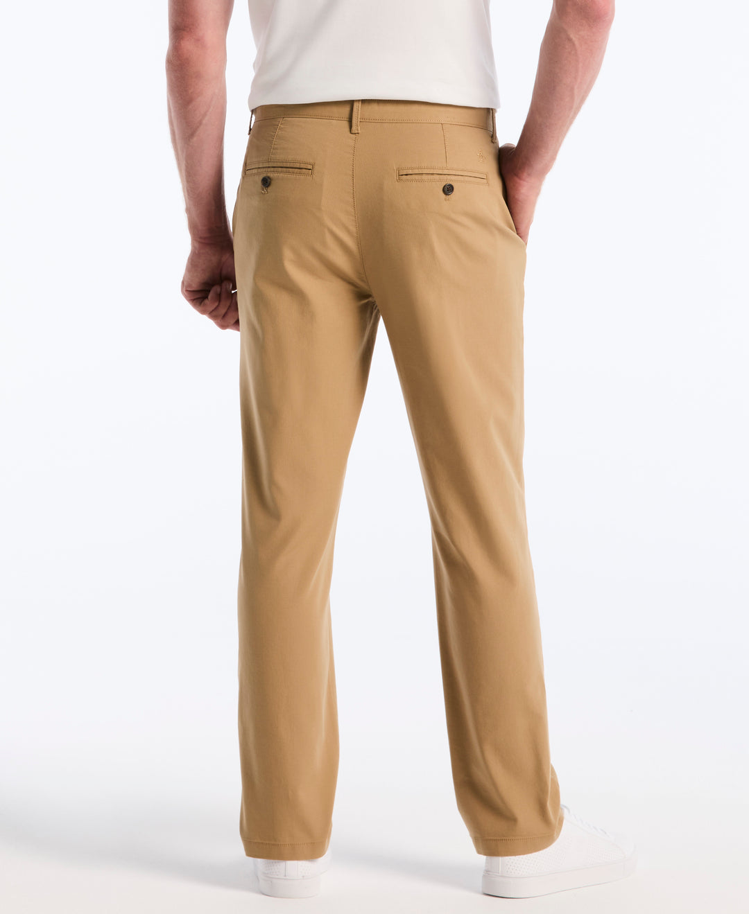 Flat Front Bedford Cord Chino (Kelp) 