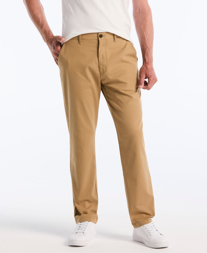 Flat Front Bedford Cord Chino (Kelp) 