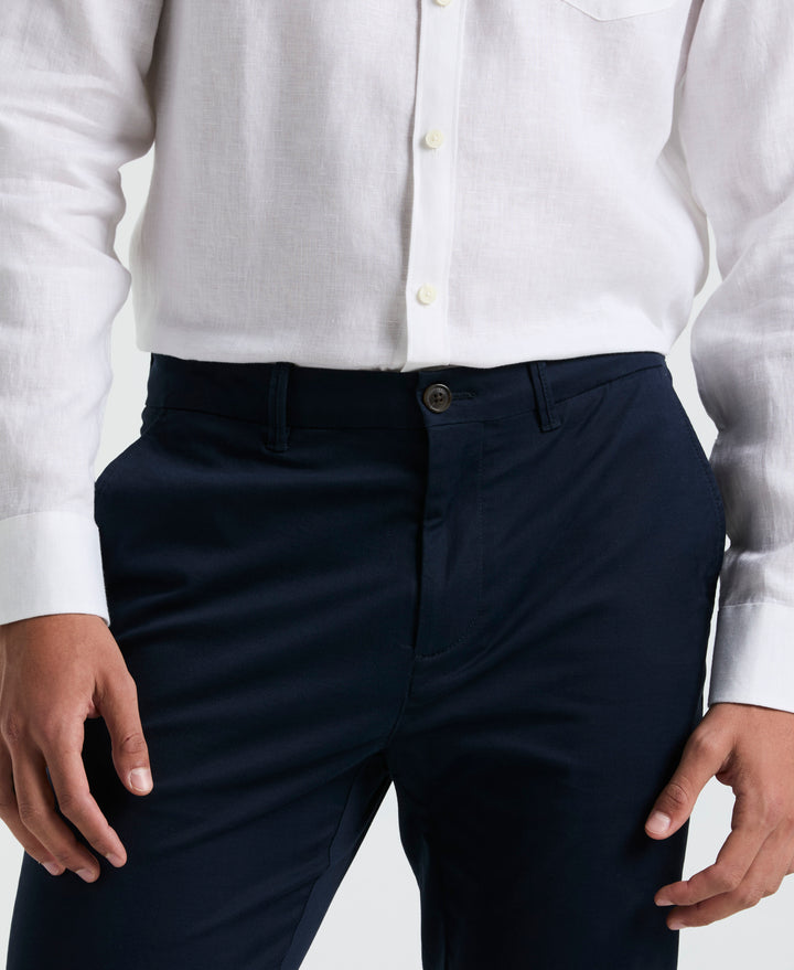 Flat Front Core Chino Pants (Dark Sapphire) 