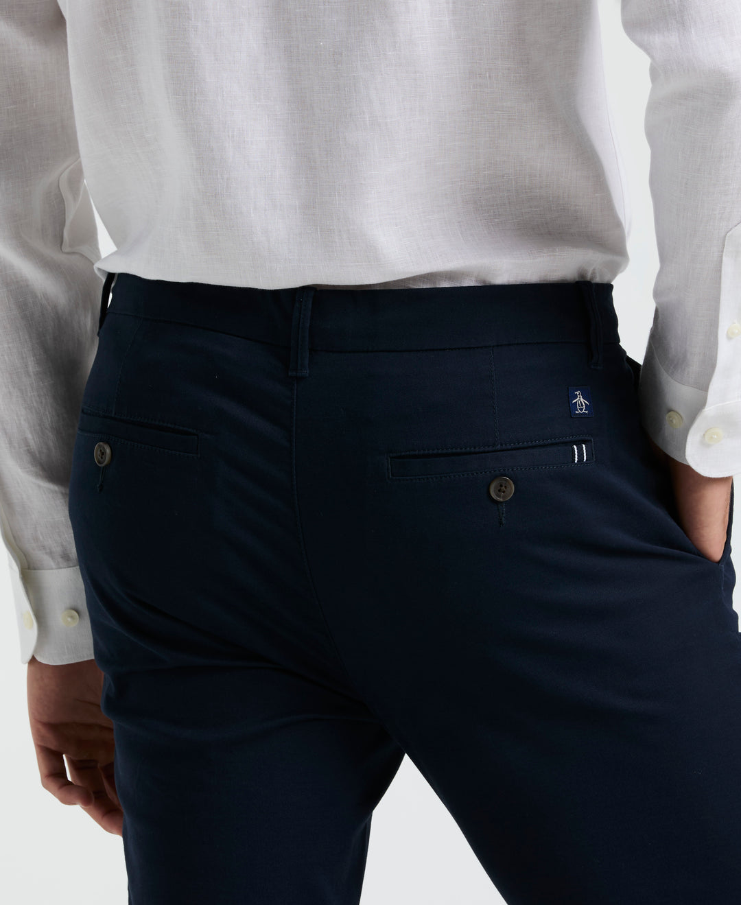 Flat Front Core Chino Pants (Dark Sapphire) 
