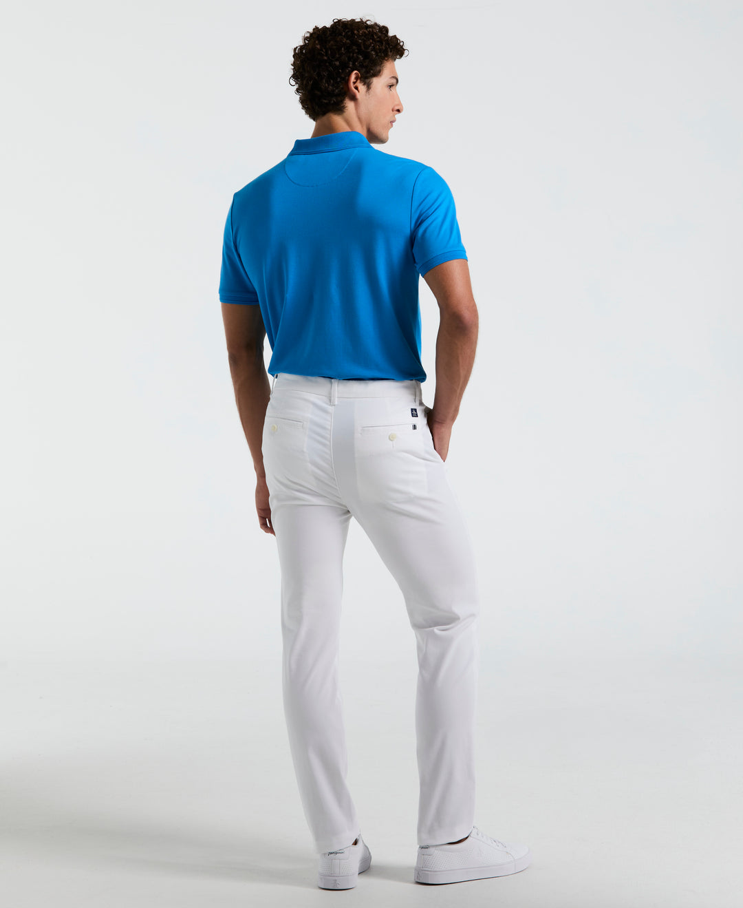 Flat Front Core Chino Pants (Bright White) 