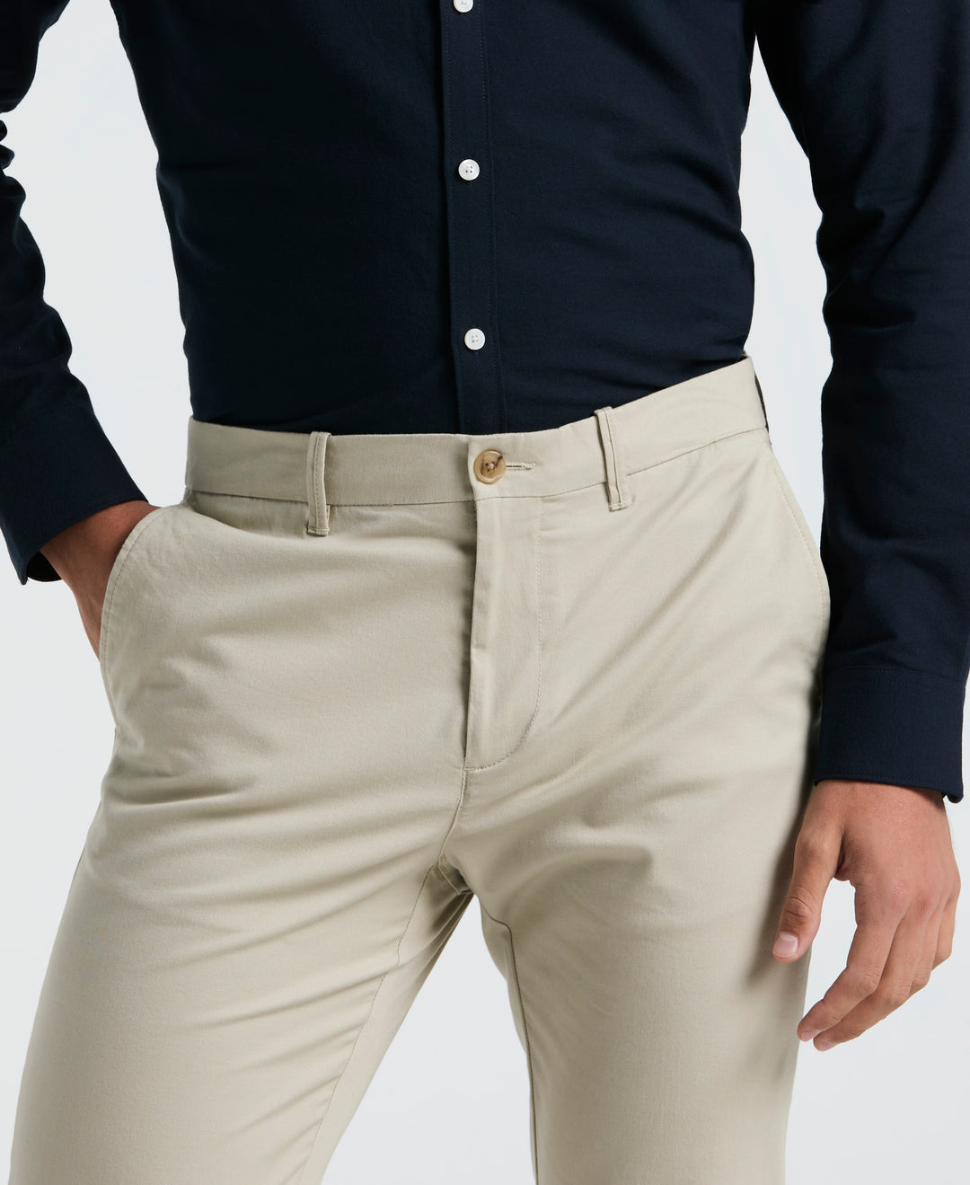 Flat Front Core Chino Pants (Agate Gray) 