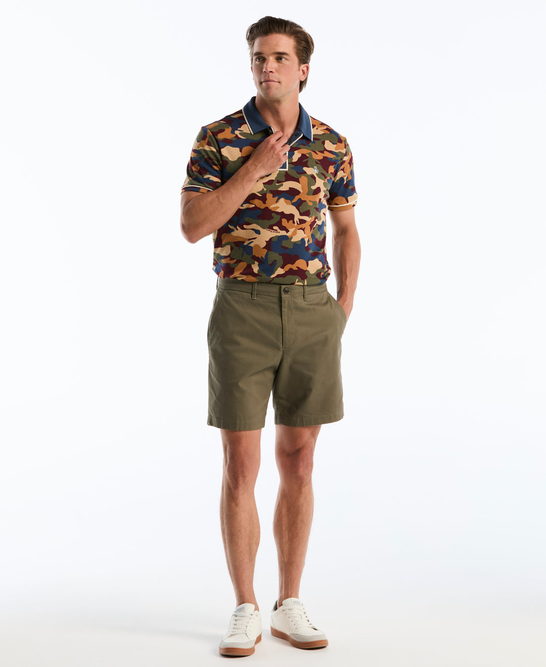 Core Chino Short (Dusty Olive) 