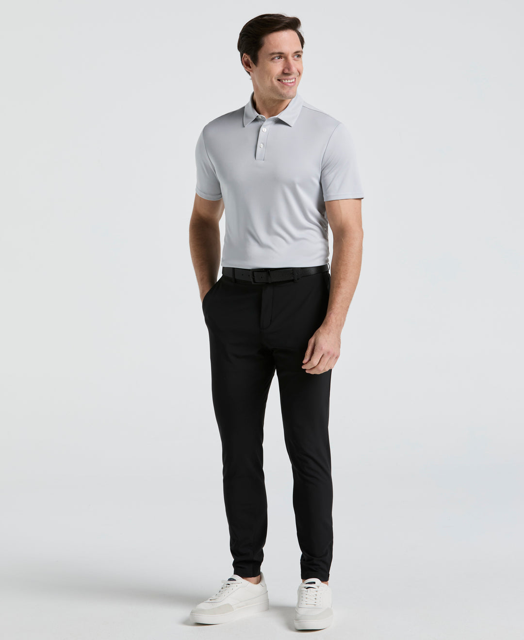 Flat Front Golf Jogger (Caviar) 