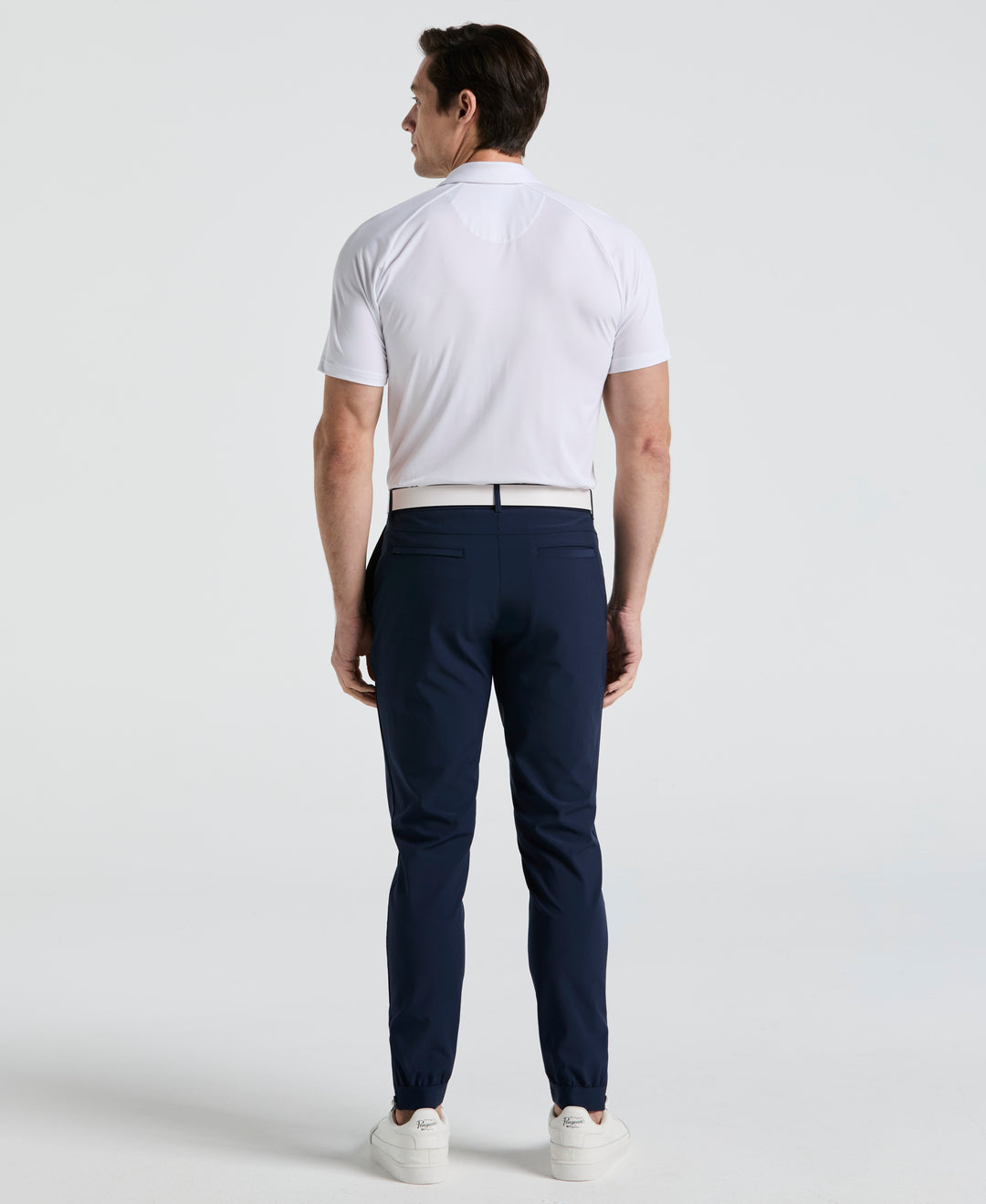 Flat Front Golf Jogger (Black Iris) 