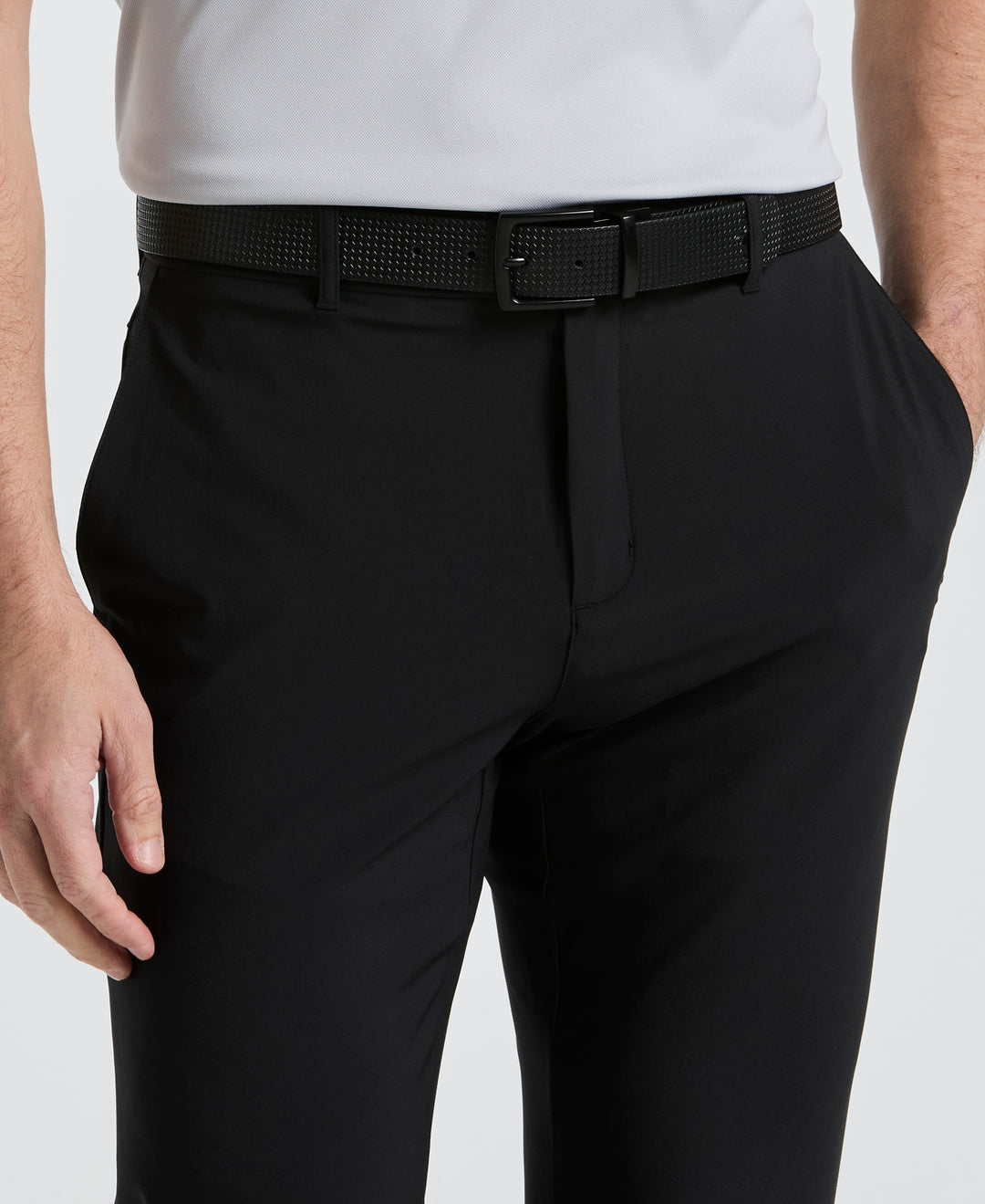 Flat Front Golf Jogger (Caviar) 