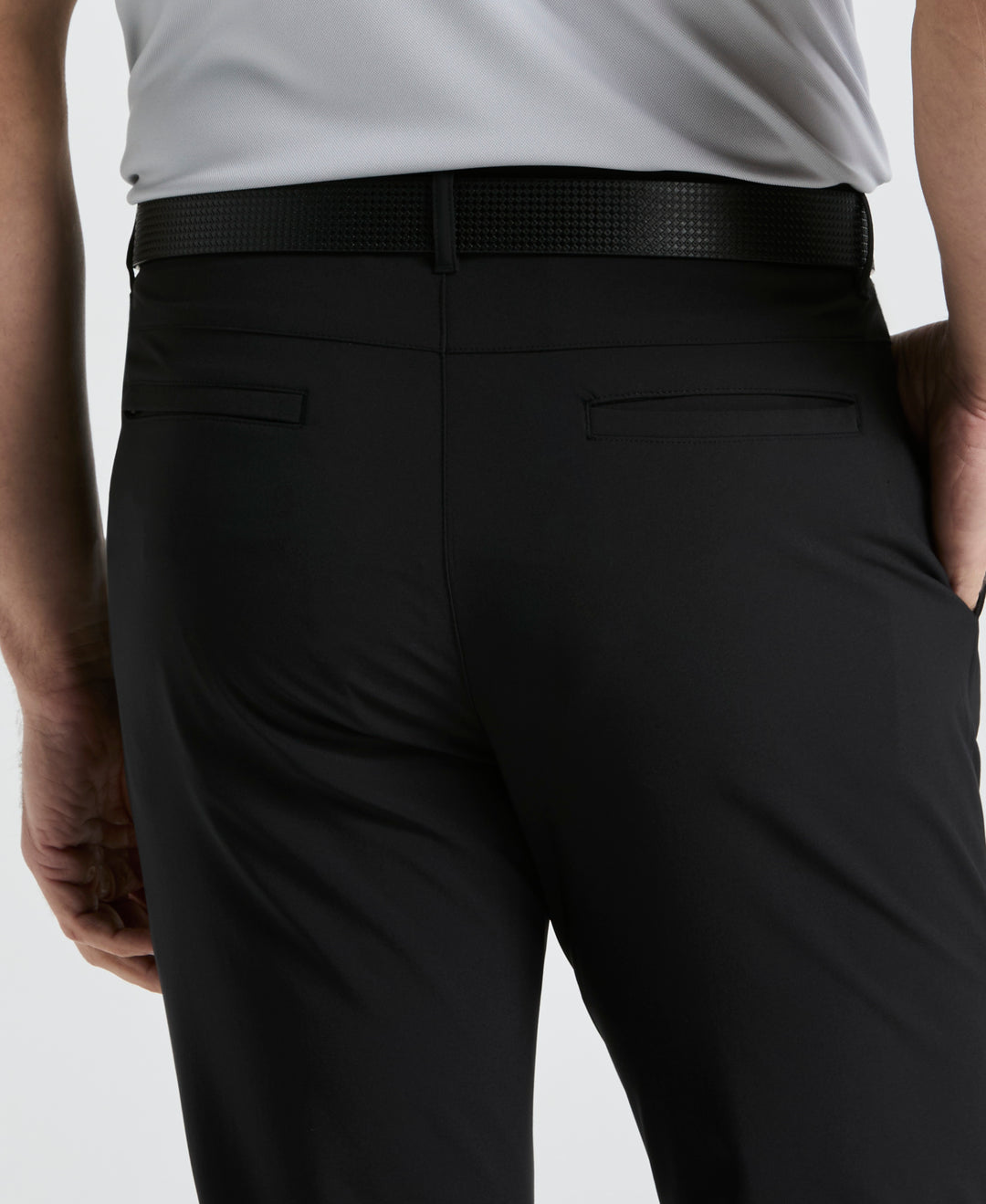 Flat Front Golf Jogger (Caviar) 