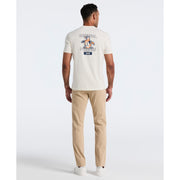 Flat Front Microsanded Chino Pant (Travertine) 