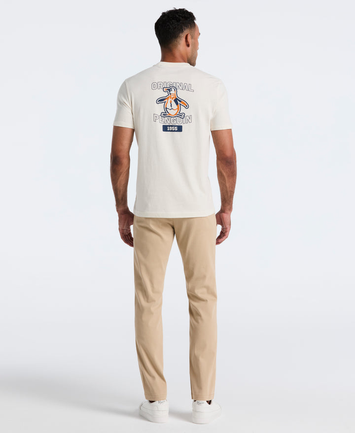 Flat Front Microsanded Chino Pant (Travertine) 