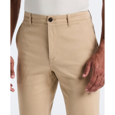 Flat Front Microsanded Chino Pant (Travertine) 