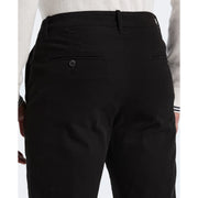 Flat Front Microsanded Chino Pant (Black) 