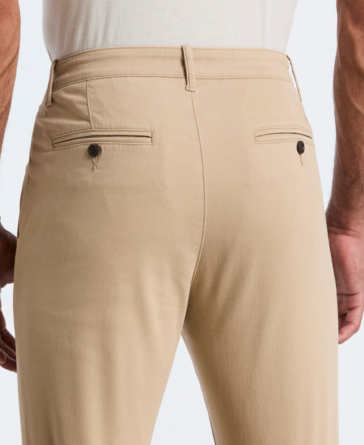 Flat Front Microsanded Chino Pant (Travertine) 